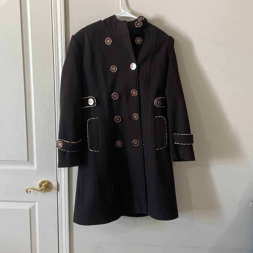 Large Brown Peacoat